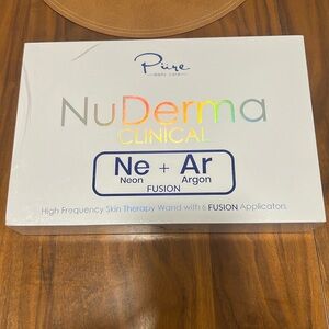 NuDerma High Frequency Skin Therapy Wand with Six Fusion Applicators